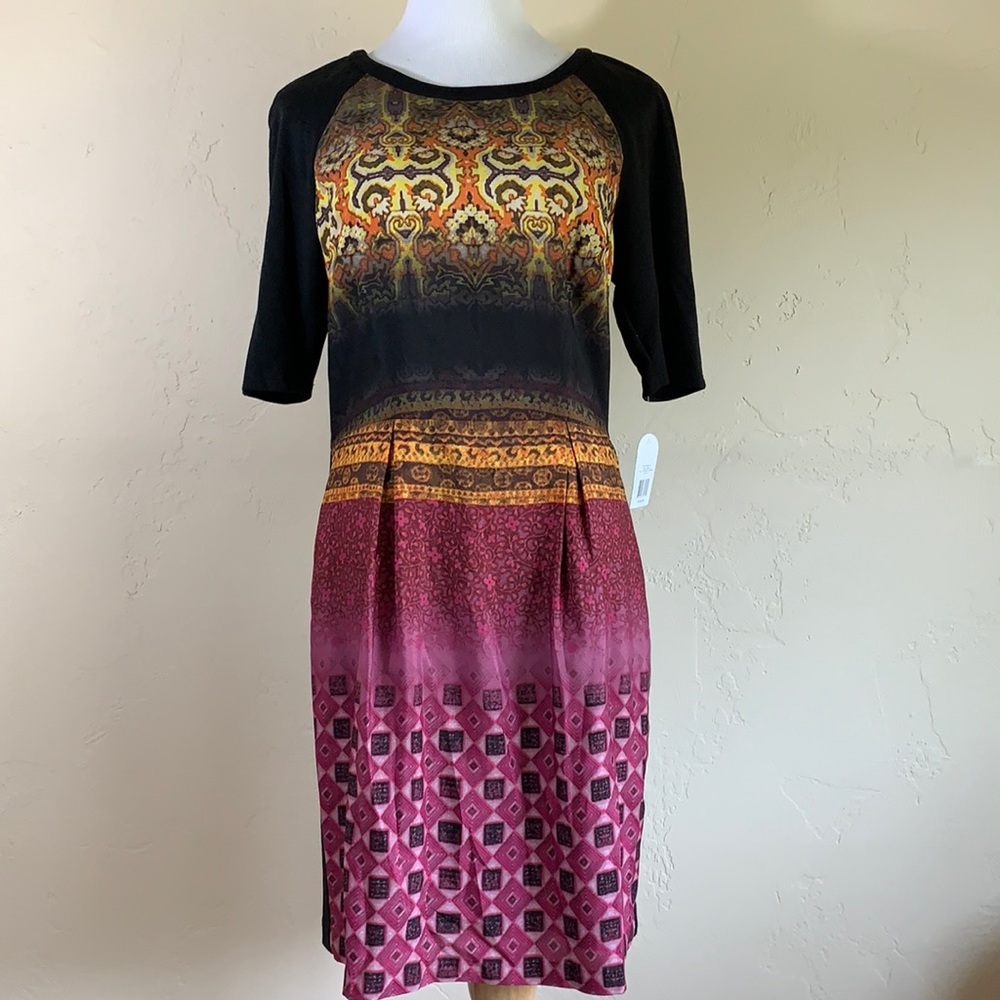 Jessica Simpson Harvest Chinese Dress NWT size 12